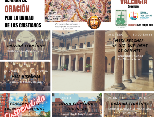 Actos de la ‘Semana de Oración por la Unidad de los Cristianos’. Del 18 al 25 de enero