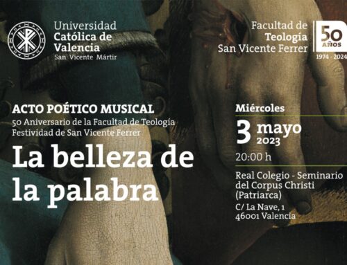 El 50 aniversario de la Facultad de Teología se despide este curso con un acto poético musical en El Patriarca